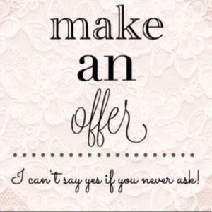 Accepting offers on everything!